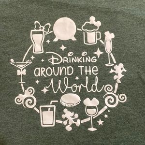 Disney drinking around the world Epcot shirt Bella+Canvas Medium